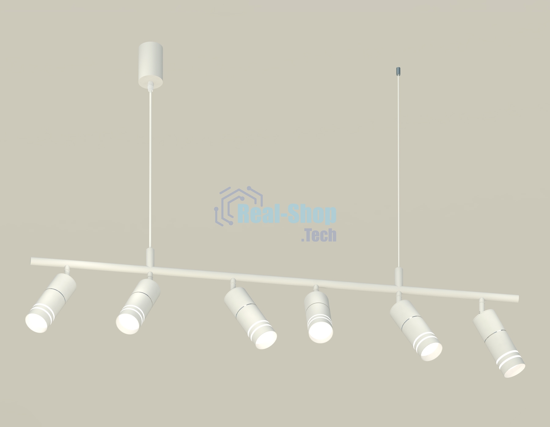 Светильник Ambrella light XB9005150/6 SWH/FR/PSL белый песок/белый матовый/серебро полированное MR16 GU5.3