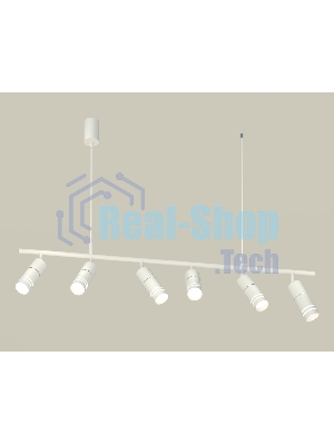 Светильник Ambrella light XB9005150/6 SWH/FR/PSL белый песок/белый матовый/серебро полированное MR16 GU5.3