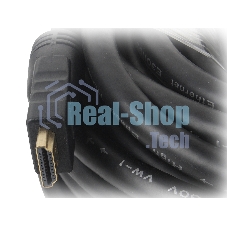 Кабель Cablexpert HDMI CC-HDMI4-30M, 19M/19M, v1.4, медь, позол.разъемы, экран, усилитель сигнала, 30м, черный, пакет