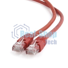 Патч-корд UTP Cablexpert cat.6, 1м, литой, многожильный, красный