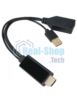 Адаптер USB TO DP(F) CG599E-0.15M 4K*60HZ VCOM