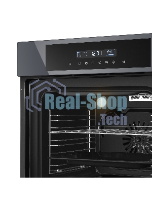 Шкаф духовой электрический Maunfeld AEOD60103G1, 60л, дверца с 3 стеклами, графит