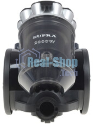 Пылесос SUPRA VCS-2525 серый/красный, 420/2450 Вт, уборка сухая, пылесборник контейнер 3.5 л