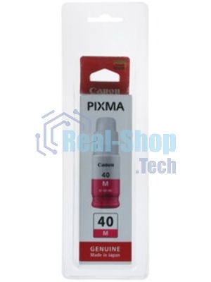 Контейнер с чернилами Canon GI-40 M пурпурный (7700 стр.) для СНПЧ Pixma G5040/G6040
