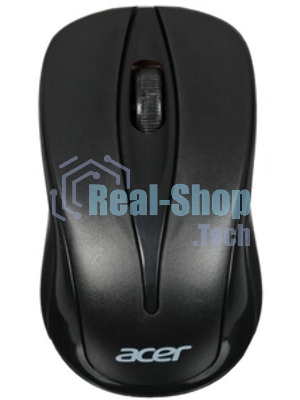 Мышь беспроводная Acer OMR131 черный, 1000 dpi, радиоканал, USB, кнопки - 3