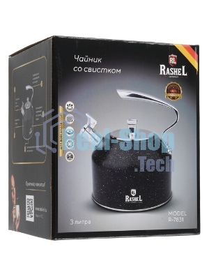 Чайник RASHEL R-7831 3 л со свистком
