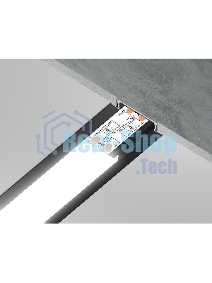 Алюминиевый профиль Ambrella light GP1100BK черный 2000*30.6*6