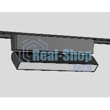 Светильник трековый светодиодный GV1486 BK черный IP20 10W 4200K 48V 230*26*80