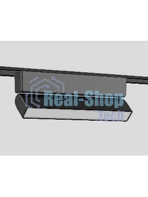 Светильник трековый светодиодный GV1486 BK черный IP20 10W 4200K 48V 230*26*80