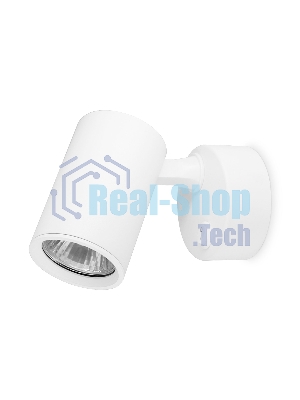 Накладной поворотный спот с выключателем Ambrella light TA1291 WH белый GU10 max 12W 87*55*138