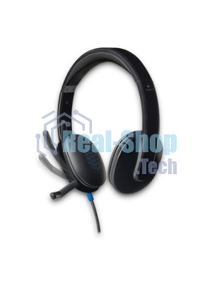 Гарнитура Logitech USB Headset H540 чёрный, проводная, USB