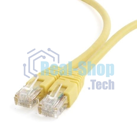Патч-корд UTP Cablexpert cat.6, 1м, литой, многожильный, желтый