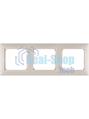 Рамка 3-м Valena горизонт. сл. кость Legrand 774353