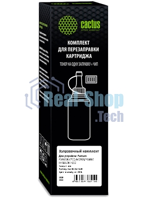 Тонер Cactus CS-RK-TL-420X черный флакон 200гр. (в компл.:чип) для принтера Pantum P3010/M6700/M6800/P3300/M7100/M7200/P3300