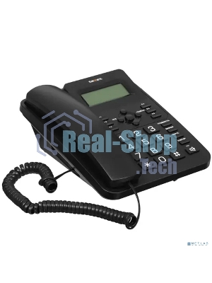 Телефон проводной teXet TX-264 черный