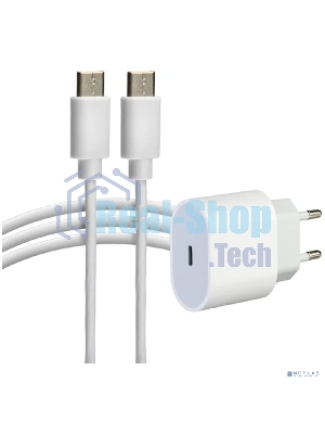 Сетевое зарядное устройство Rexant USB-C, 20Вт в комплекте с кабелем USB-C – USB-C