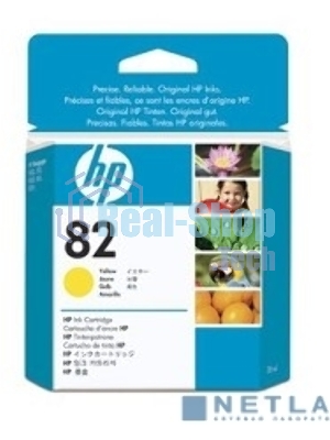 Картридж струйный HP №82 CH568A желтый для HP DJ 510 (28мл)
