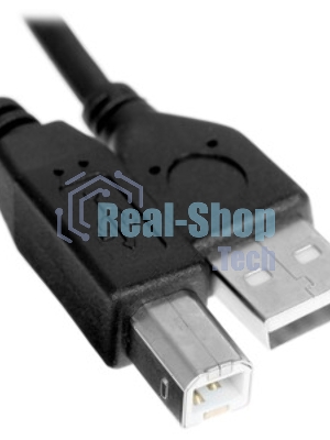 Кабель USB2.0 Cablexpert CCF-USB2-AMBM-TR-15, AM/BM, медь, двойн.экран, фер.кольцо, Pro, 4.5м, прозрач, пакет