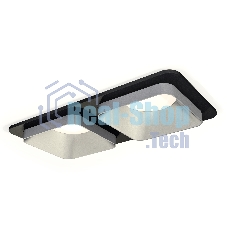 Комплект встраиваемого светильника Ambrella light XC7906003 SBK/SSL черный песок/серебро песок MR16 GU5.3 (C7906, N7703)