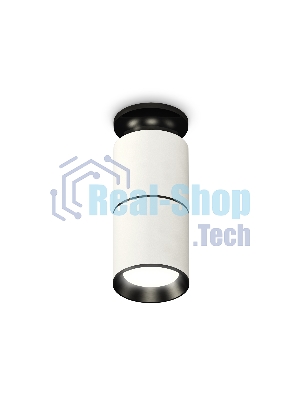 Светильник Ambrella Light XS6301220 SWH/PBK белый песок/черный полированный MR16 GU5.3 (N6902, C6301, A2061, N6103)
