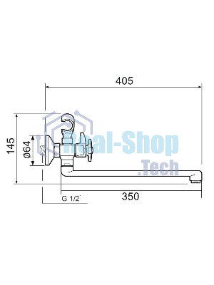 SL115-140E Смеситель для ванны