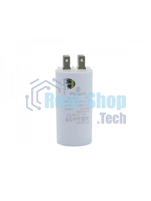 Конденсатор CBB60 16мкФ 450V, 37x70мм (4 клеммы, крепление болтом) 304004