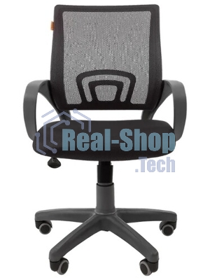 Кресло Chairman 696 TW-01 черный, ткань, 120 кг, механизм качания