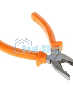 Длинногубцы Sparta Classic, 180 мм, прямые шлифованные, пластмассовые рукоятки