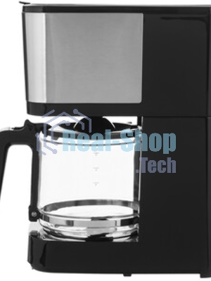 Кофеварка капельная BQ CM2007 стальной/черный, исп. кофе - молотый, 1.25 л, 750 Вт