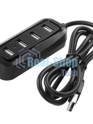 USB-концентратор Vention VAS-J43-B100, USB 2.0, USB 4 порта, USB