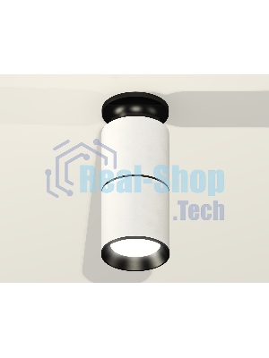 Светильник Ambrella Light XS6301220 SWH/PBK белый песок/черный полированный MR16 GU5.3 (N6902, C6301, A2061, N6103)