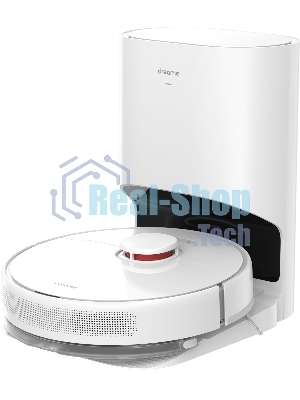 Робот-пылесос Dreame D10 Plus белый, 5200 мА·ч Li-Ion, уборка сухая/влажная, пылесборник контейнер 0.4 л