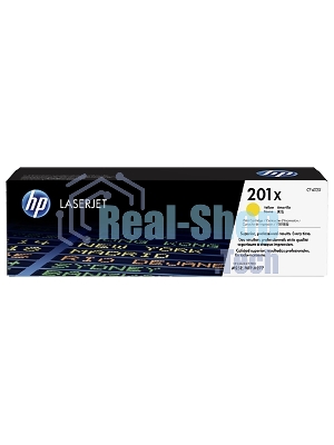 Тонер Картридж HP 201X CF402X желтый для HP CLJ Pro M252/M277 (2300 стр.)