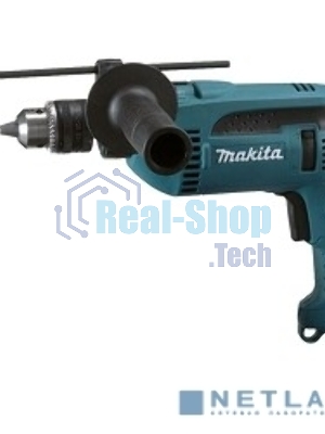 Дрель Makita HP1640, 680 Вт, сетевая, ударная
