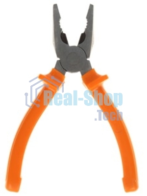 Длинногубцы Sparta Classic, 180 мм, прямые шлифованные, пластмассовые рукоятки