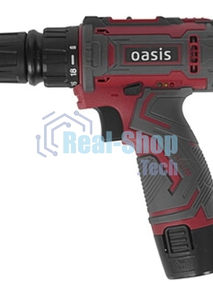 Дрель-шуруповерт Oasis ASD-12S, 12 В, 2 Ач, 22 Нм, щеточный
