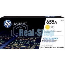 Картридж лазерный HP 655A желтый для HP CLJ M652/M653/MFP M681/M682 (CF452A) 10500 стр