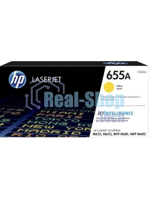 Картридж лазерный HP 655A желтый для HP CLJ M652/M653/MFP M681/M682 (CF452A) 10500 стр