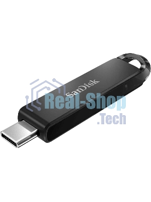 Флешка USB Sandisk CZ460 Ultra (SDCZ460-128G-G46), 128Gb, USB Type-C, R/W 150/30, черный