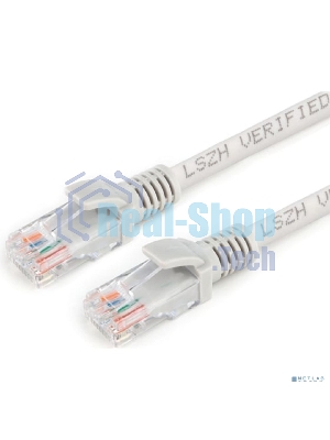 Патч-корд LSZH медный UTP Cablexpert PP30-1.5M cat.5e, 1.5м, литой, многожильный, серый