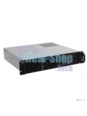 Корпус Procase RM238-B-0 Корпус 2U Rack server case, черный, без блока питания(PS/2,mini-redundant), глубина 380мм, MB 9.6