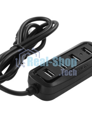 USB-концентратор Vention VAS-J43-B100, USB 2.0, USB 4 порта, USB