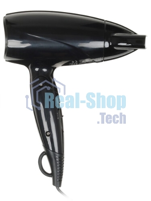 Фен GA.MA GH0201 EOLIC MINI CX черный, 1600 Вт, компактный, ионизация