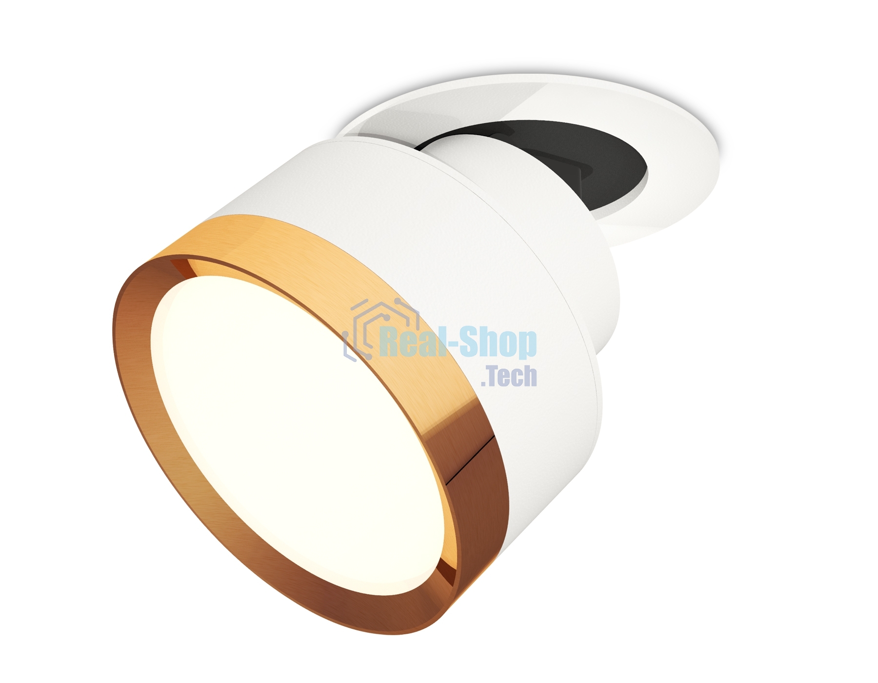 Светильник Ambrella Light XM8101503 SWH/PYG белый песок/золото желтое полированное GX53 (A2241, A2105, C8101, N8124)