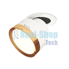 Светильник Ambrella Light XM8101503 SWH/PYG белый песок/золото желтое полированное GX53 (A2241, A2105, C8101, N8124)