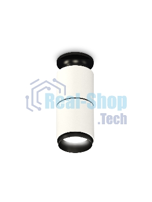 Светильник Ambrella Light XS6301221 SWH/PBK белый песок/черный полированный MR16 GU5.3 (N6902, C6301, A2061, N6121)