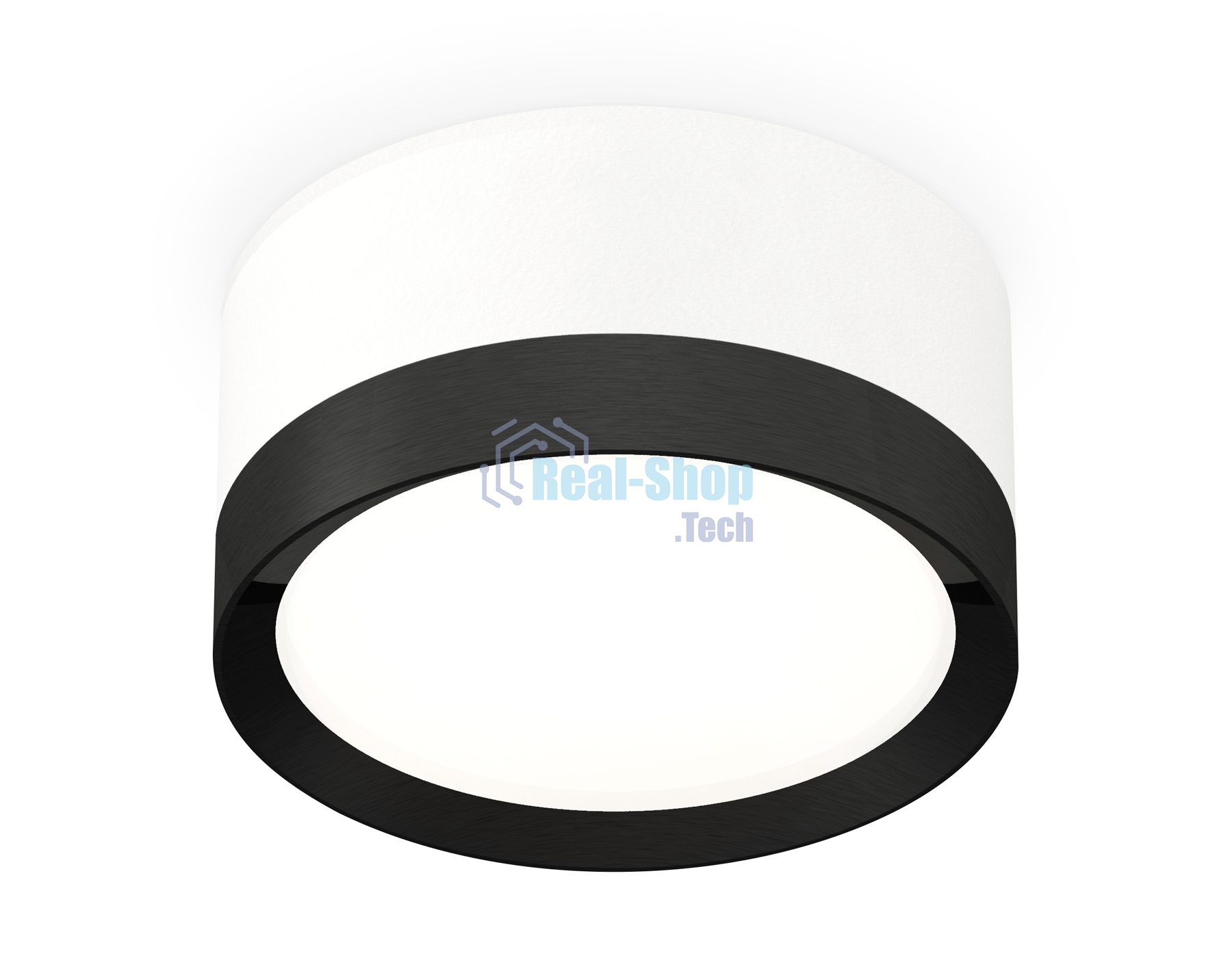 Светильник Ambrella Light XS8101002 SWH/PBK белый песок/черный полированный GX53 (C8101, N8113)