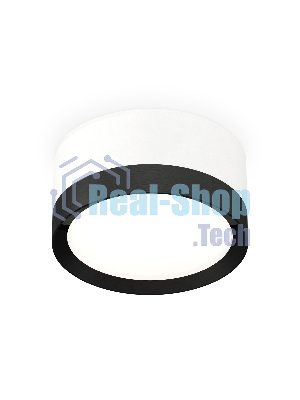 Светильник Ambrella Light XS8101002 SWH/PBK белый песок/черный полированный GX53 (C8101, N8113)