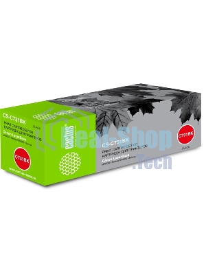 Картридж лазерный Cactus CS-C731BK черный (1600 стр.) для Canon LaserBase MF8230 i-Sensys/MF8280 i-Sensys