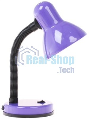 Светильник Camelion KD-312 C12 фиолетовый (настольный, 230V 60W, E27)